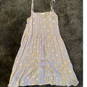 Billabong blue floral summer dress